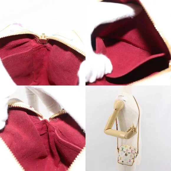 LOUIS VUITTON Monogram Multicolor Lift Shoulder Bag White M40055 LV Auth 150612 - Picture 16 of 16